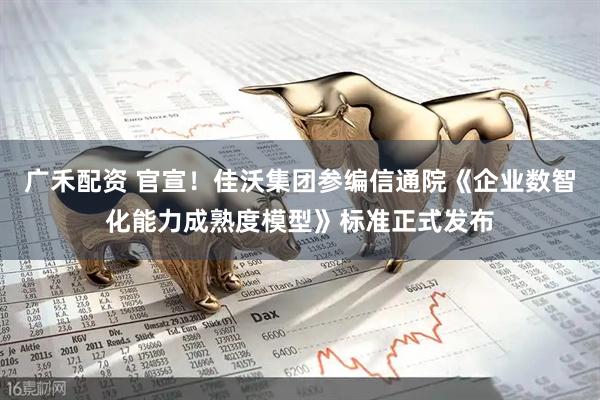 广禾配资 官宣！佳沃集团参编信通院《企业数智化能力成熟度模型》标准正式发布