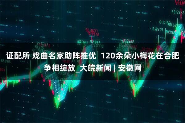 证配所 戏曲名家助阵推优  120余朵小梅花在合肥争相绽放_大皖新闻 | 安徽网
